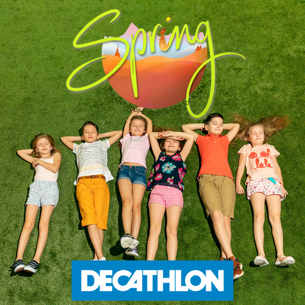 Spring per Decathlon The outdoor experience for kids Attività sportive all'aperto