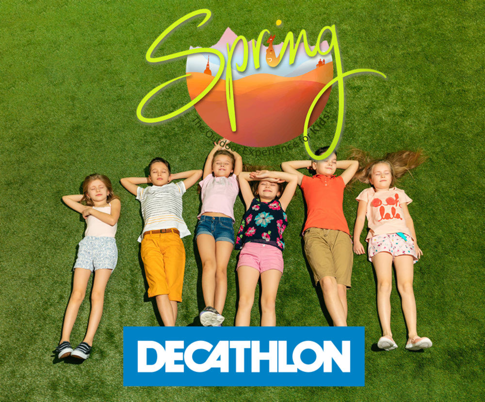 Spring per Decathlon The outdoor experience for kids Attività sportive all'aperto